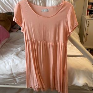 American Apparel Pink Babydoll Dress